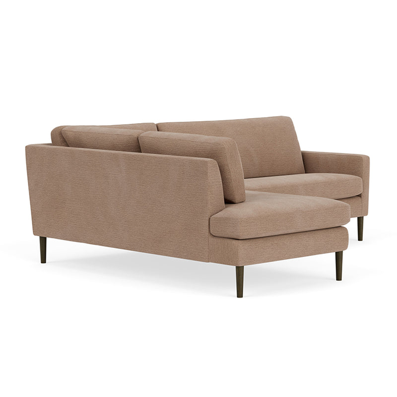 Aulla Caramel Textured Weave / Dark Walnut