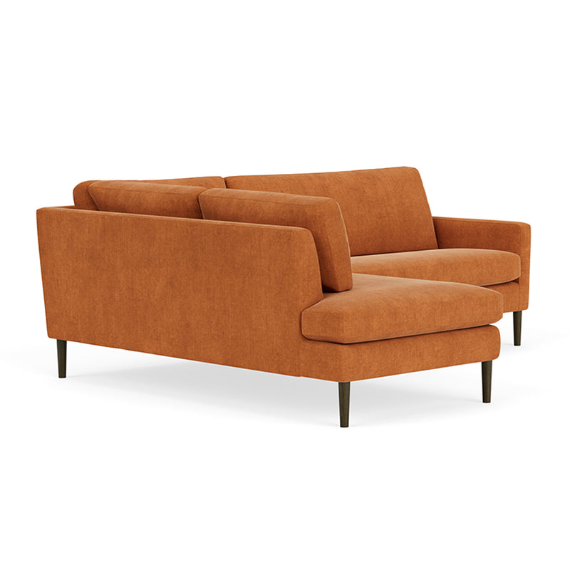 Danny Amber Textured Weave / Dark Walnut