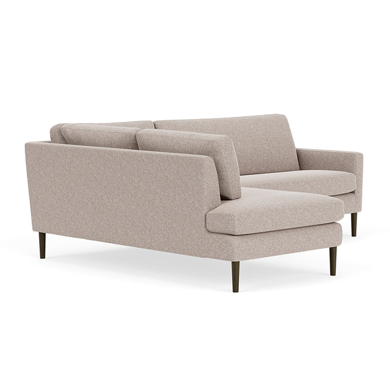 Fabio Stone Fabric / Dark Walnut