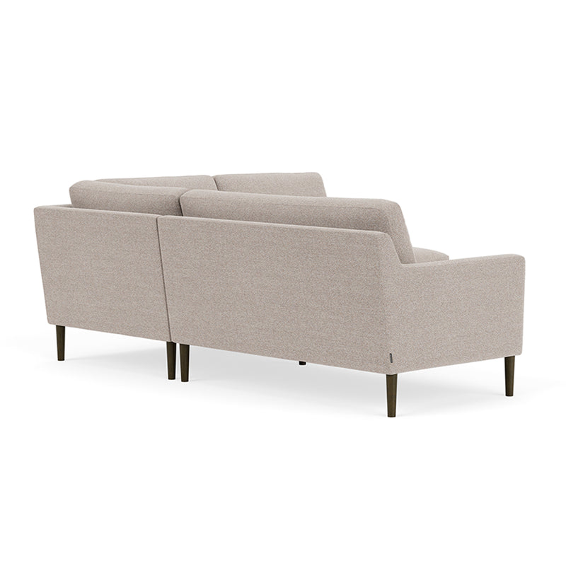 Agnes Brown Textured Weave / Dark Walnut