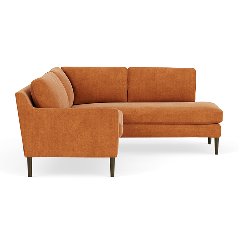 Danny Amber Textured Weave / Dark Walnut