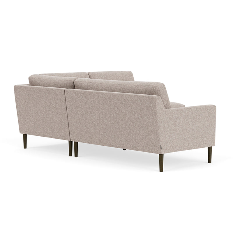 Fabio Stone Fabric / Dark Walnut