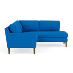 Mark Cobalt Blue Weave / Dark Walnut