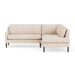 Vega Cream Textured Weave / Dark Walnut