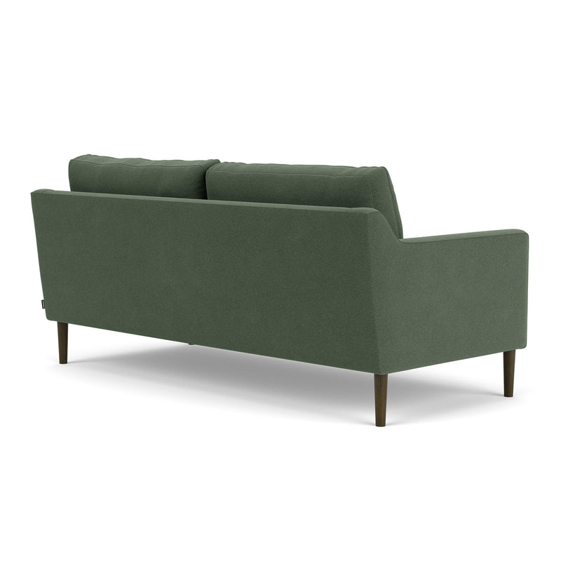 Cura Dark Green Weave / Dark Walnut