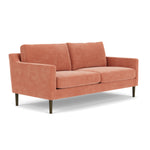 Danny Dusty Rose Textured Weave / Dark Walnut