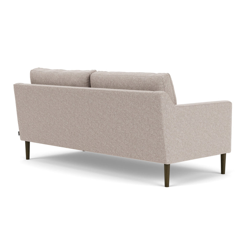 Fabio Stone Fabric / Dark Walnut