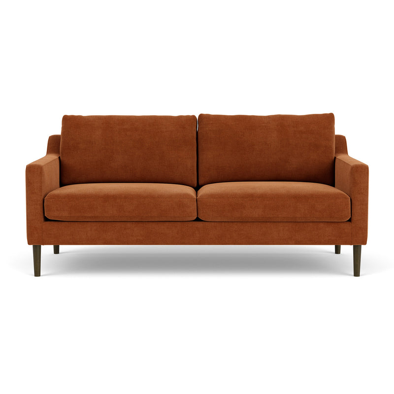 Moss Rust Fabric / Dark Walnut