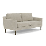 Vega Cream Textured Weave / Dark Walnut