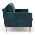 Danny Dust Blue Textured Weave / Oak