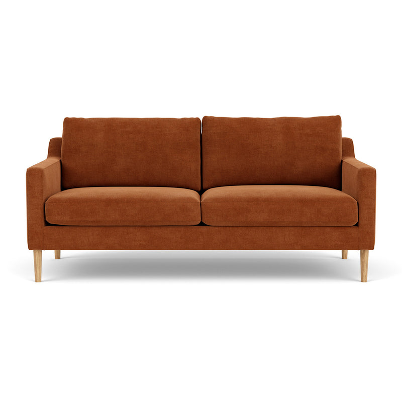 Moss Rust Fabric / Oak