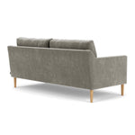 Planet Grey Green Fabric / Oak