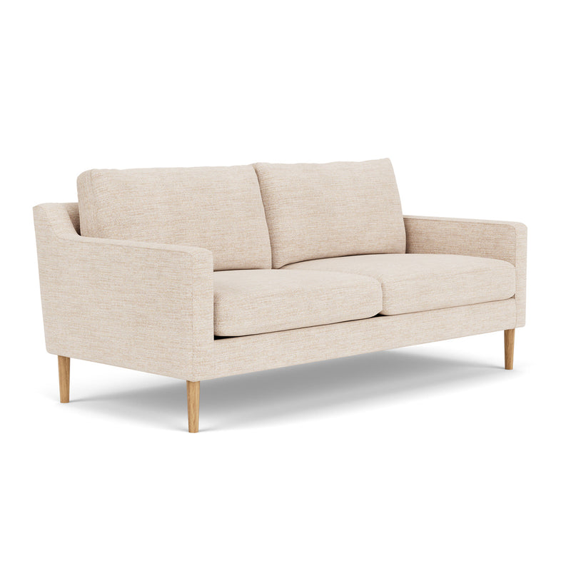 Vega Cream Textured Weave / Oak