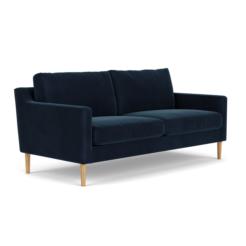 Lux Navy Velvet / Oak