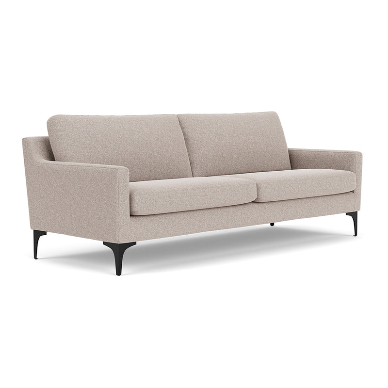 Fabio Stone Fabric / Black Matt PC Steel