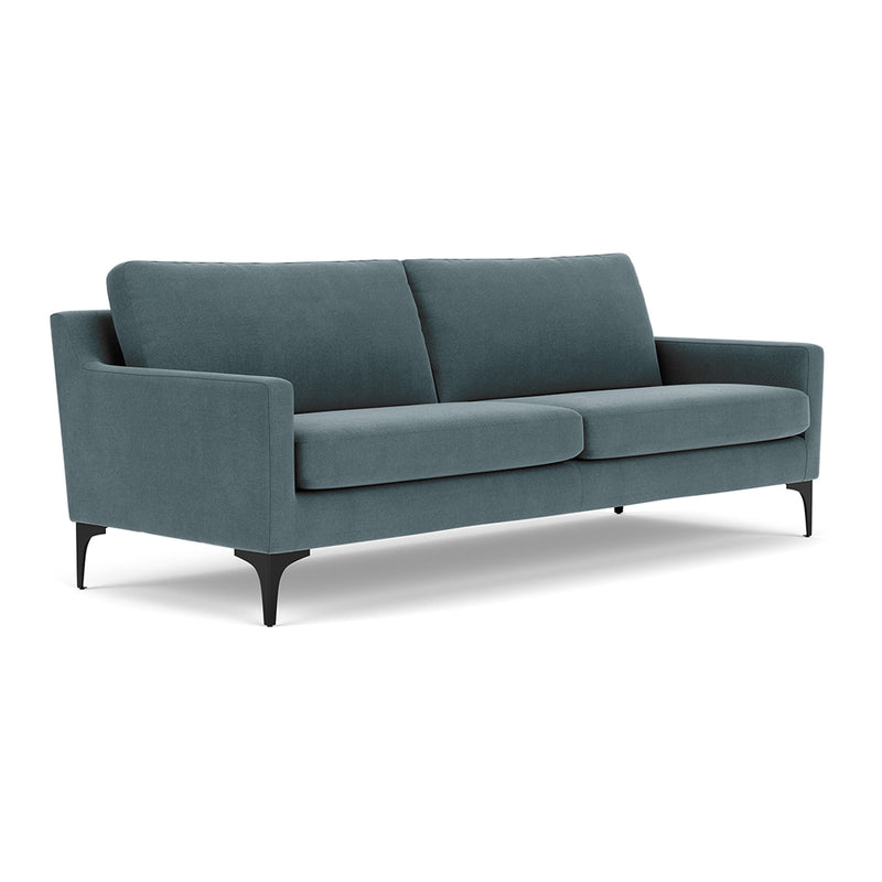Forest Dust Blue Fabric / Black Matt PC Steel