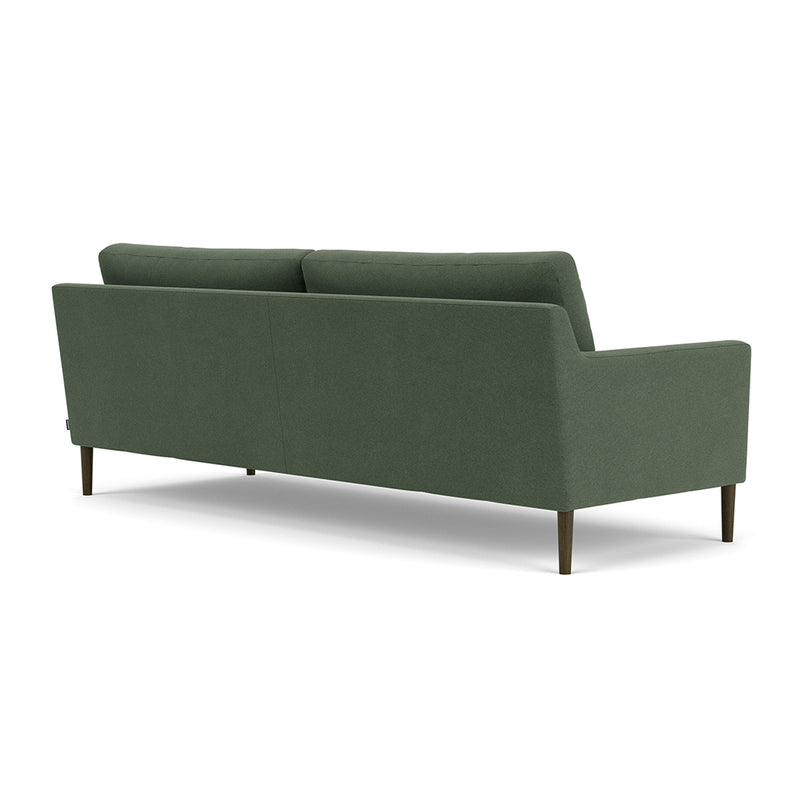 Cura Dark Green Weave / Dark Walnut