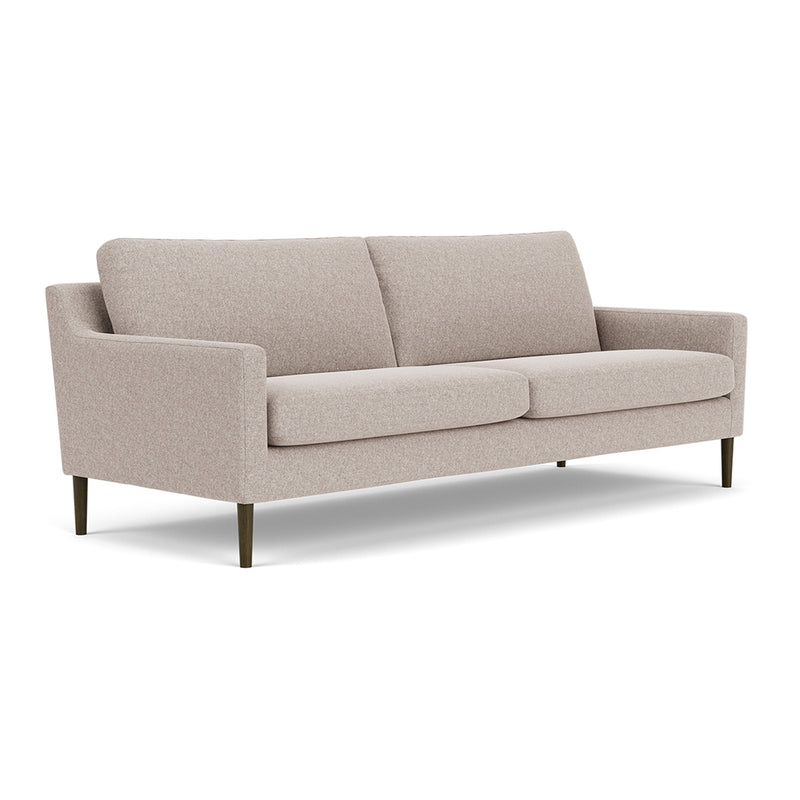 Fabio Stone Fabric / Dark Walnut