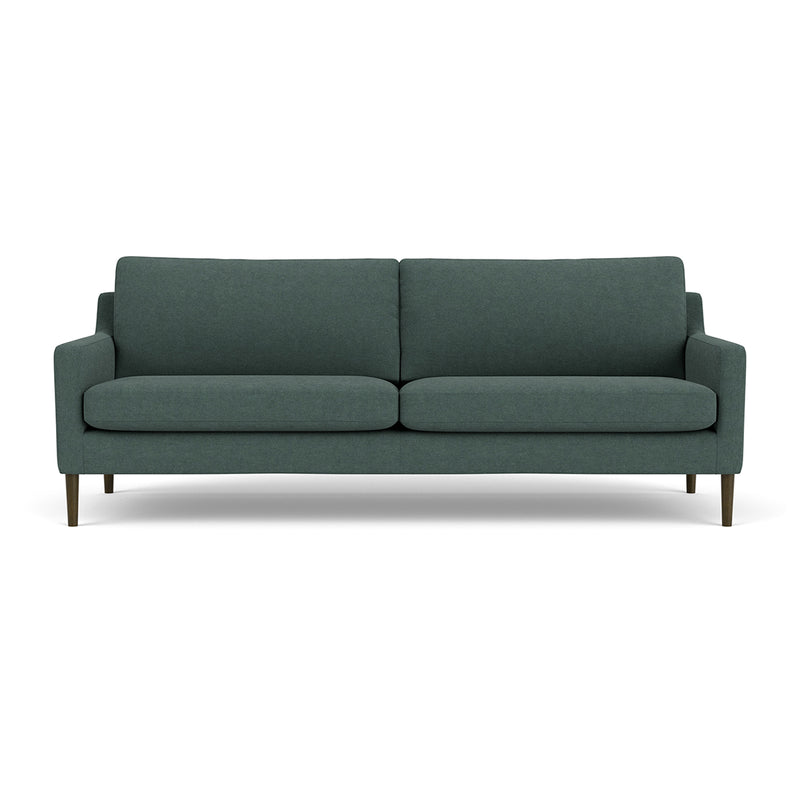 Form Blue Grey Fabric / Dark Walnut