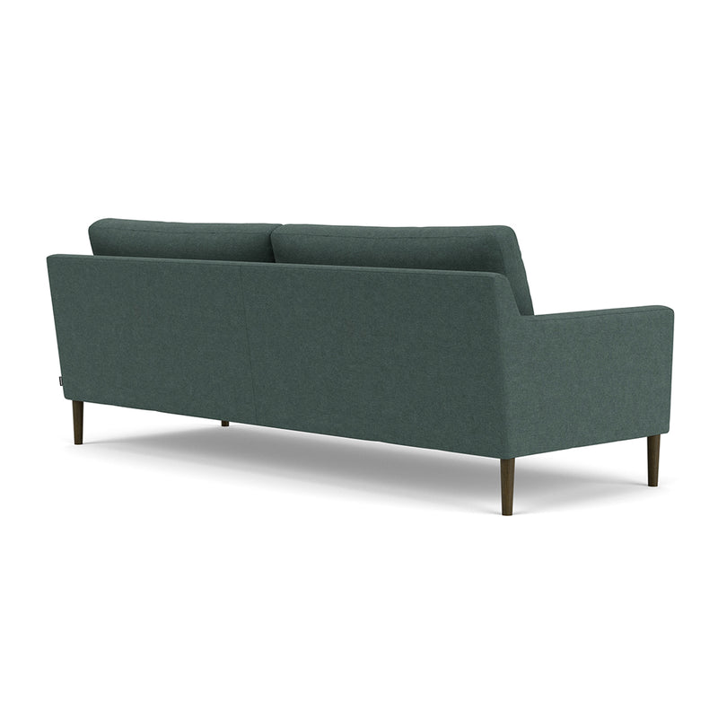 Form Blue Grey Fabric / Dark Walnut