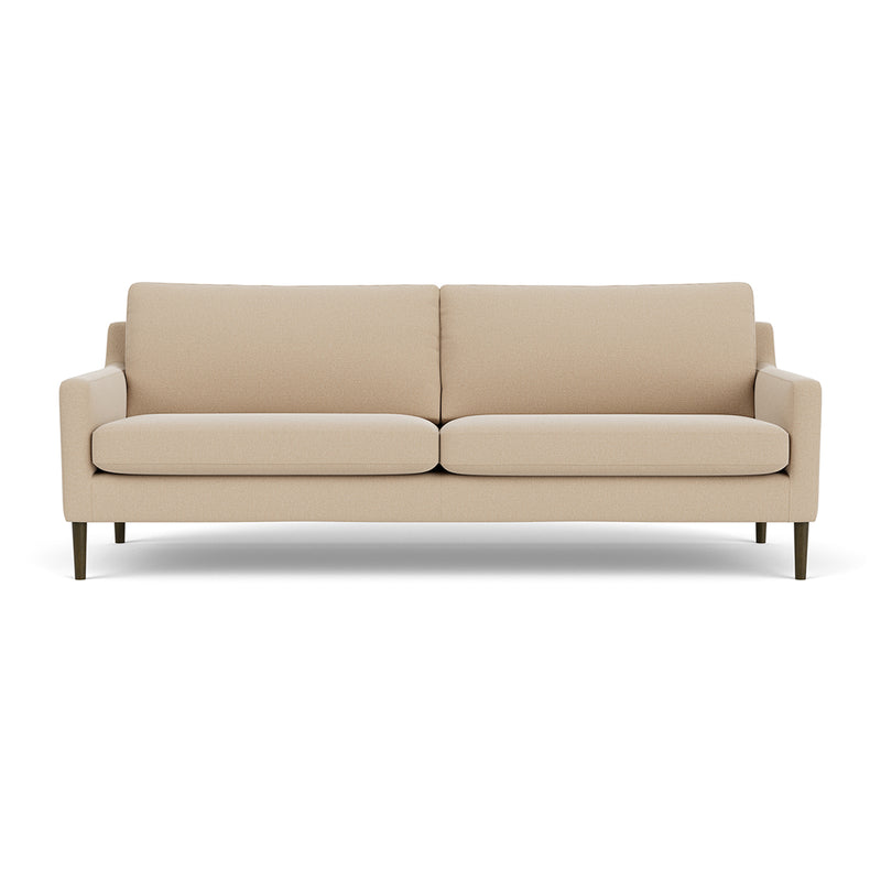 Form Cream Fabric / Dark Walnut
