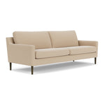Form Cream Fabric / Dark Walnut