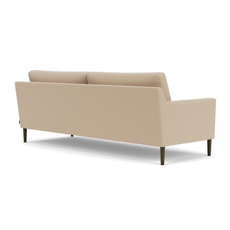 Form Cream Fabric / Dark Walnut
