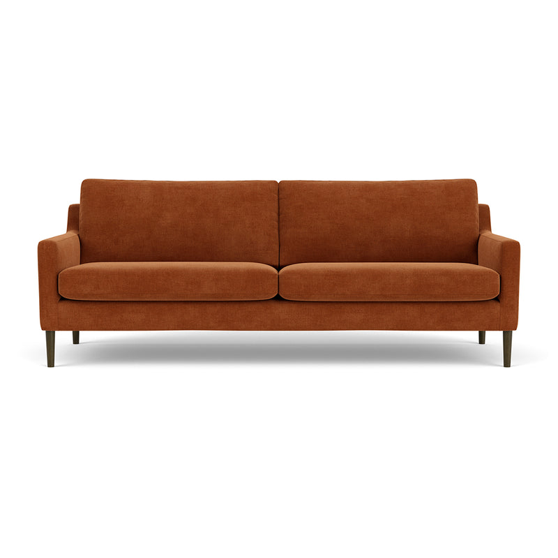 Moss Rust Fabric / Dark Walnut