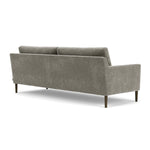 Planet Grey Green Fabric / Dark Walnut