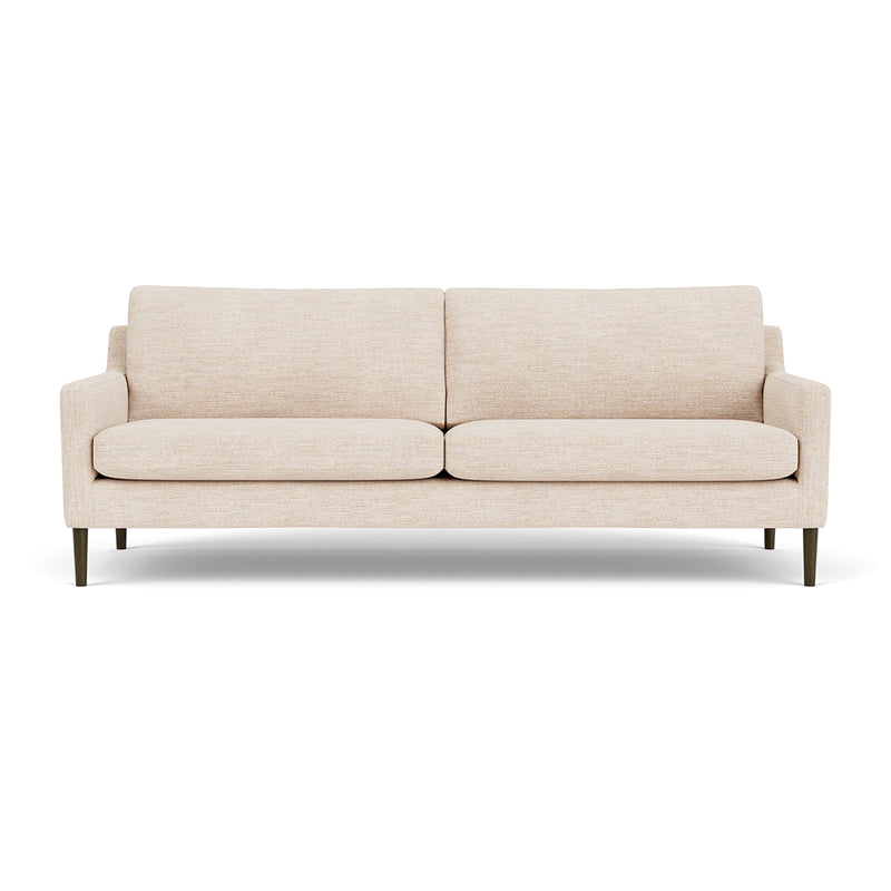 Vega Cream Textured Weave / Dark Walnut