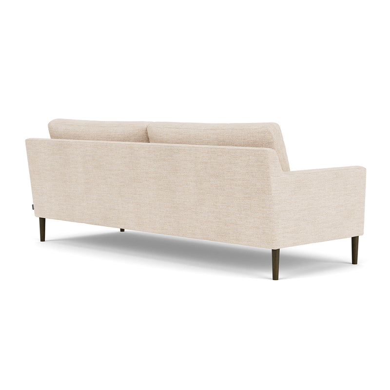Vega Cream Textured Weave / Dark Walnut