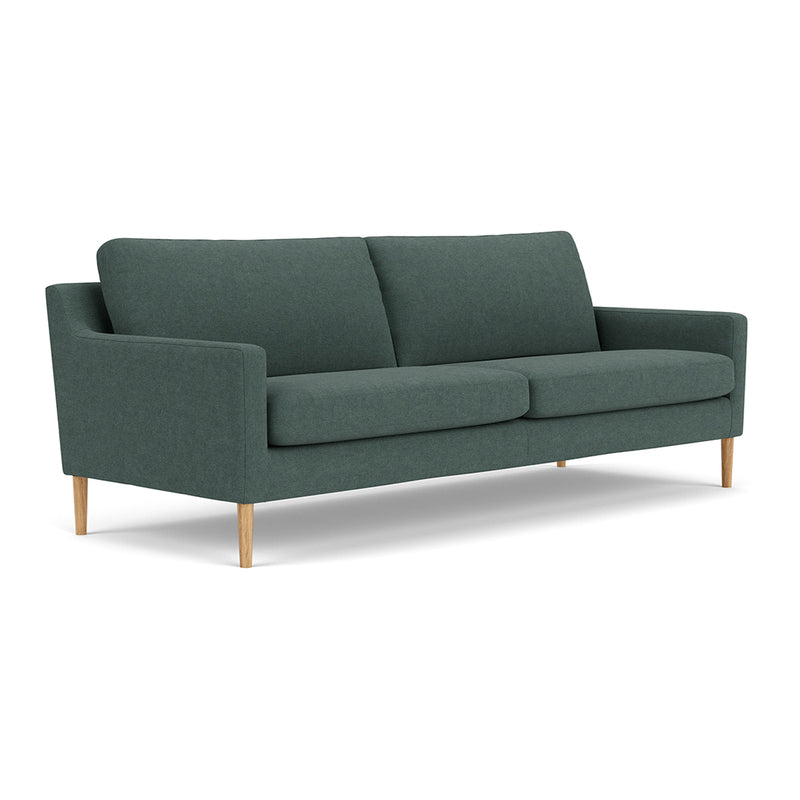 Form Blue Grey Fabric / Oak