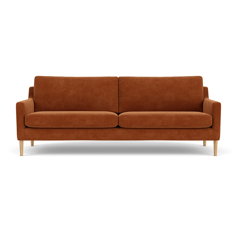 Moss Rust Fabric / Oak