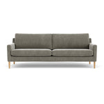 Planet Grey Green Fabric / Oak