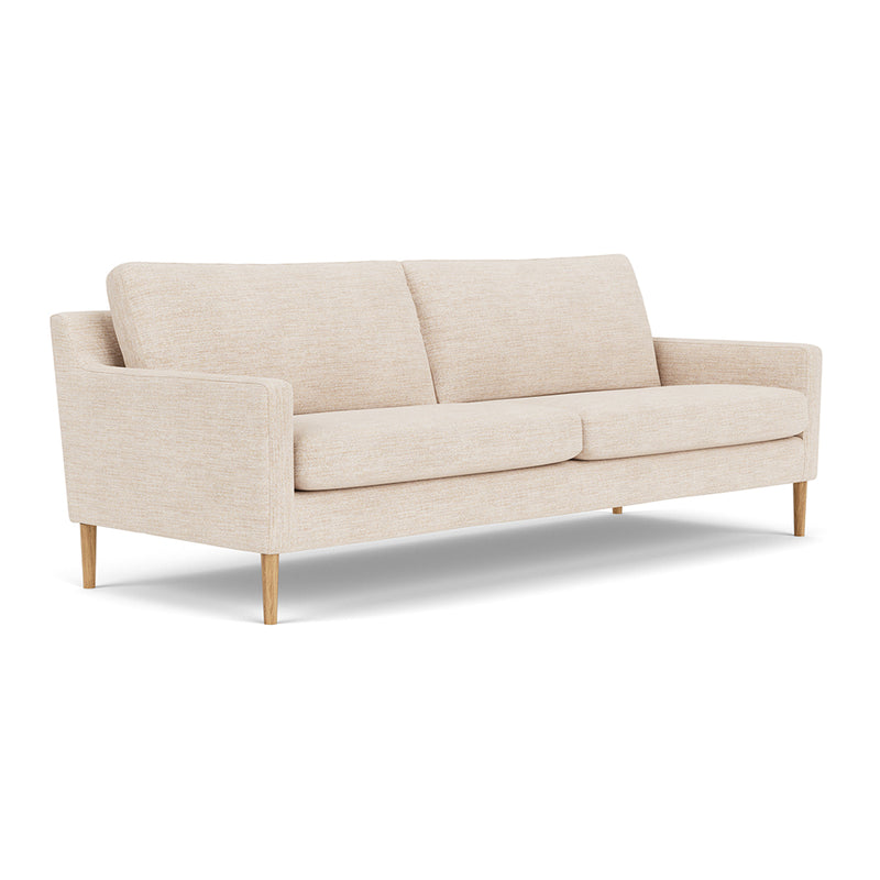 Vega Cream Textured Weave / Oak