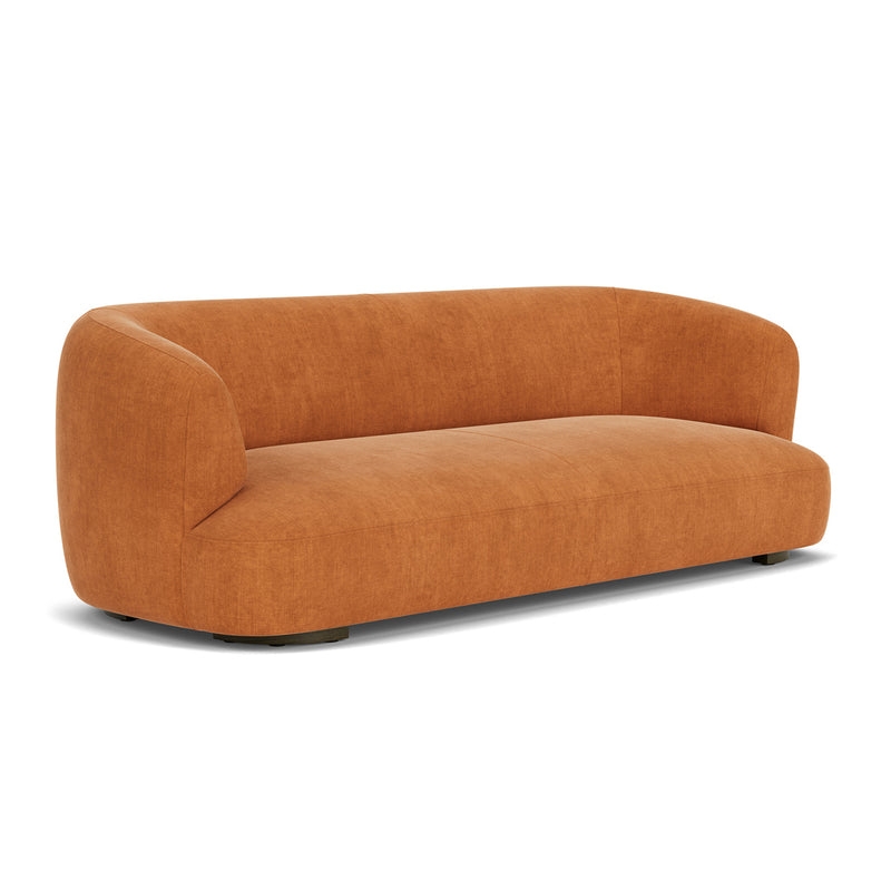 Danny Amber Textured Weave / Dark Walnut