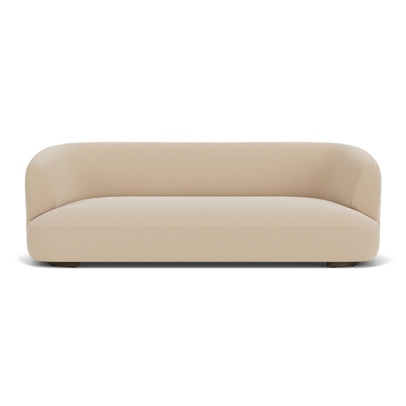 Form Cream Fabric / Dark Walnut