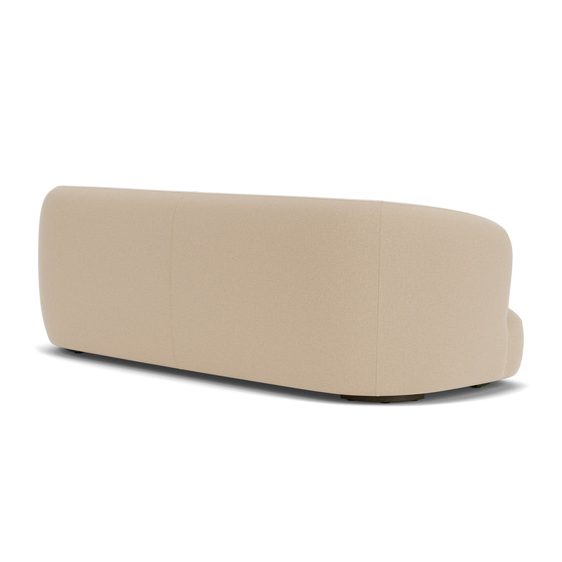Form Cream Fabric / Dark Walnut