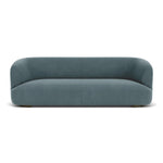 Forest Dust Blue Fabric / Dark Walnut