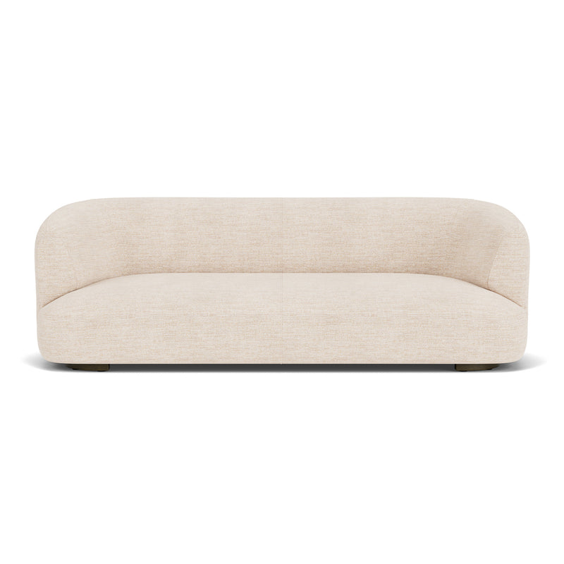 Vega Cream Textured Weave / Dark Walnut
