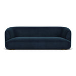 Lux Navy Velvet / Dark Walnut