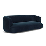 Lux Navy Velvet / Dark Walnut