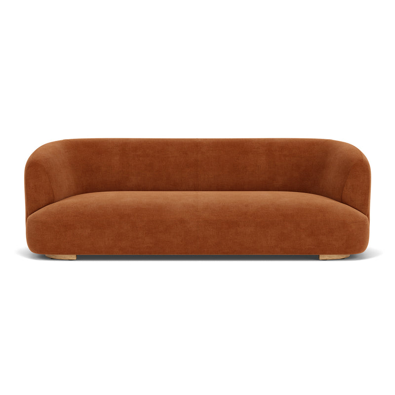 Moss Rust Fabric / Oak