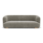 Planet Grey Green Fabric / Oak
