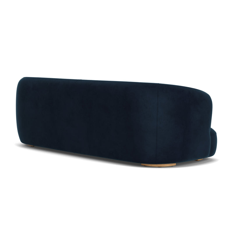Lux Navy Velvet / Oak