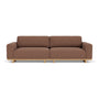 Aya 3.5 Seater Sofa - Pebble Rust Boucle