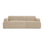 Brooklyn 3 Seater Sofa - Danny Cream Textured Weave