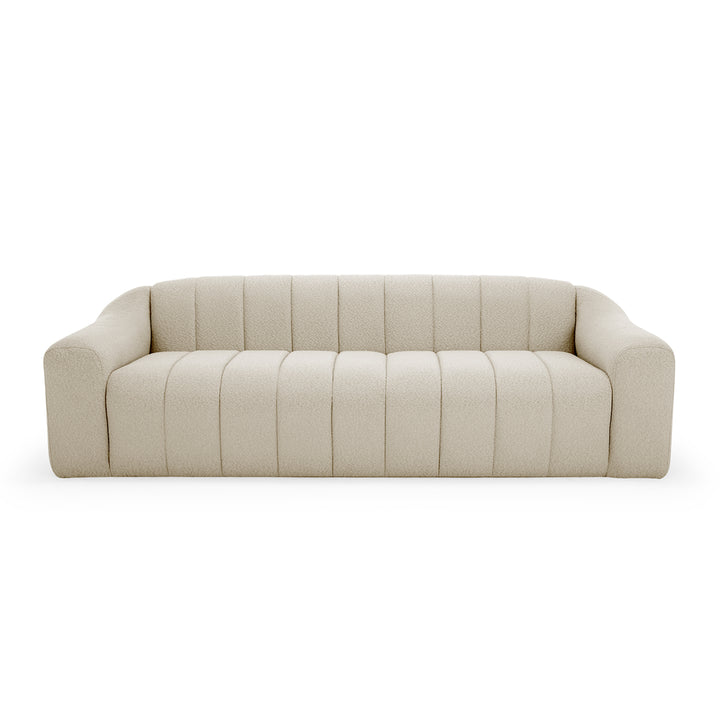Camille Boucle 3 Seater Sofa