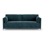 Chill 3 Seater Sofa Bed - Danny Dust Blue Textured Weave