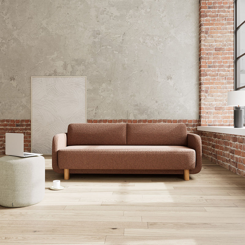 Pebble Rust Boucle / Oak